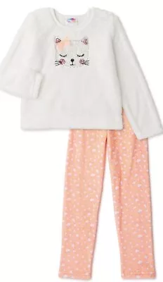 NWT Kitty Cat Cozy Mink Fur Pajamas 7 Birthdays Christmas Btween Leopard Diva • £16.71