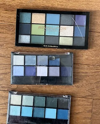 Makeup Revolution Reloaded Plus 2 Mark Wins Eye Shadow Palettes  Set Of 3 • $12.99