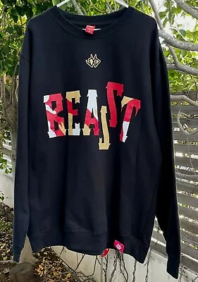 Colin Kaepernick Sweatshirt SXD Beast Long Sleeve Size XL Black Red Gold • $29.97