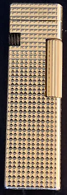 Vintage 60's Colibri Of London Benlow Gold Plated Butane Lighter Japan • $49.95
