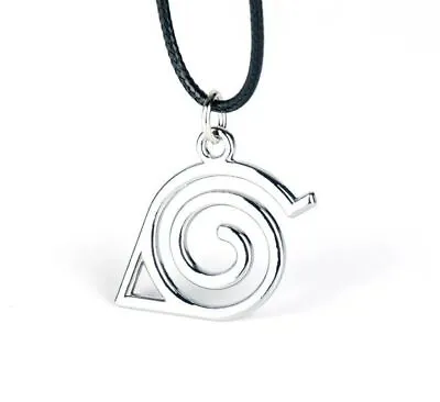 Naruto Shippuden Silver Necklace Necklace Anime Manga Cosplay • £6.50