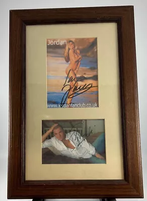 KATIE PRICE (JORDAN) & PETER ANDRE Hand-Signed Framed & Mounted Photographs • £25