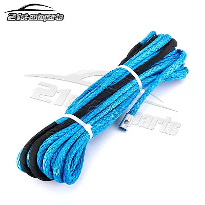 5/16  X50' Synthetic Winch Rope Line Cable 12000LB For Yamaha YXZ Rhion Viking • $29.99