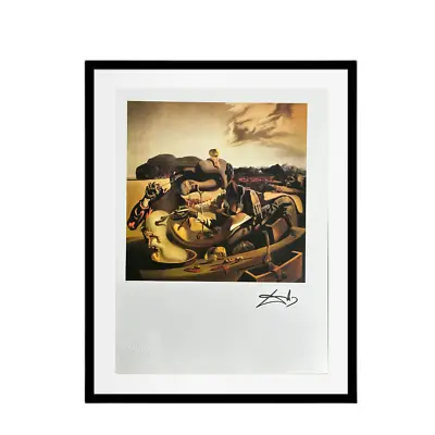 Salvador Dalí Original Signed Print  1936-37 Autumn Cannabalism Vintage Art • $75