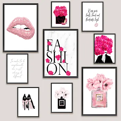 £6.99 • Buy Fashion Flower Designer Perfume Sign Wall Art Poster Print Picture Gift  A3 A4 