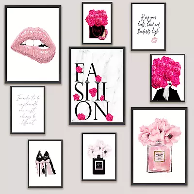 £3.99 • Buy Fashion Flower Designer Perfume Sign Wall Art Poster Print Picture Gift  A3 A4