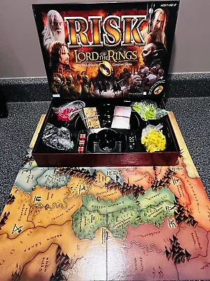 Risk The Lord Of The Rings Board Game Parker Brothers 40833 Complete W/ Ring • $24