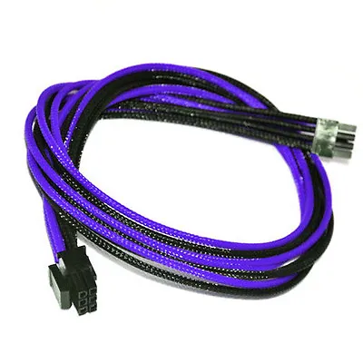 6pin Pcie 30cm Corsair Cable AX1200i AX860i 760i RM1000 850 750 650 Purple Black • £12.99