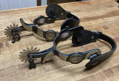 Vintage Pair Colorado Saddlery Spurs Denver Western Silver • $109.95