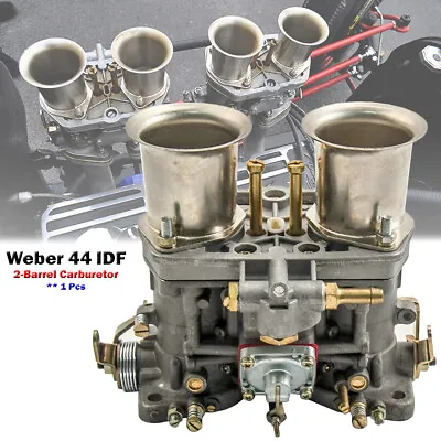 1x Of 2-Barrel Weber 44 IDF Carburetor For VW Beetle Porsche 356 912 Jaguar • $150.90