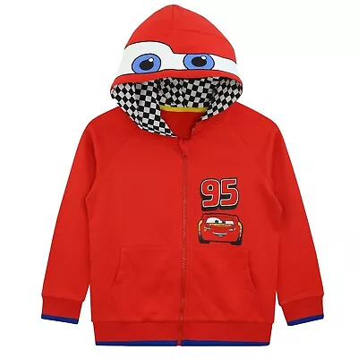 £19.99 • Buy Disney Cars Hoodie | Boys Lightning McQueen Sweater | Boys Cars Hoody