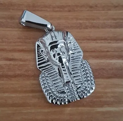 Sterling Silver Egyptian Pharoah Pendant 925 Handmade UK • £24.95
