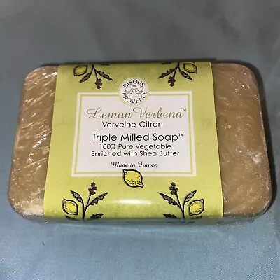 Triple Milled Handmade Soap Bar Lemon Verbena W/ Shea Butter Made In France • $4.24
