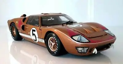 1966 Ford GT40 Mk II LeMans #5 In 1:18 Scale By Shelby Collectibles • $69.42
