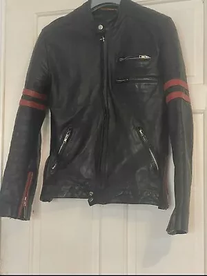 £130 • Buy Soul Revolver Bikers Leather Jacket - Wolverine Leather Jacket! Size S