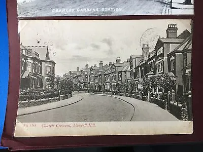 Postcard London Chruch Cresent Muswell Hill C1905 • £8