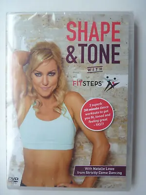 Shape & Tone With Fitsteps (DVD 2016) Natalie Lowe Fitness New & Sealed • £5.65