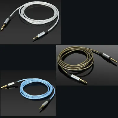 Silver Coated Audio Cable For Creative Aurvana Live!2 Live2 Headphones • $25.29