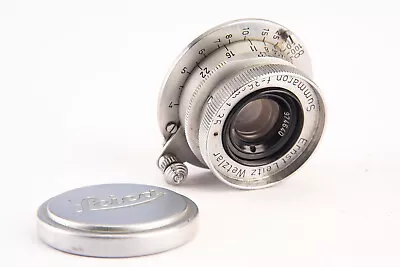 Leica LTM Summaron 3.5cm 35mm F/3.5 Wide Angle Lens With Cap For M39 V12 • $533.49