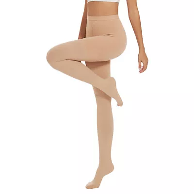 Women's Stockings With Compression Travel Support Tights 20-30 MmHg Pantyhose • $25.85