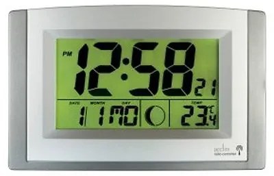 £49.95 • Buy Acctim Radio Controlled Clock With Automatic Dial Light Stratus 74057SL