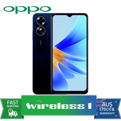$234 • Buy OPPO A17 4GB 64GB Mobile Phone - Midnight Black