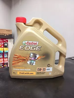 £39 • Buy Castrol Edge 0w-30 A5/b5 4l Fully Synthetic .