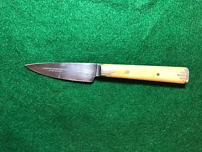 $19.01 • Buy Vintage Landers, Frary & Clark Carbon Steel Paring Knife Bone Handle Pewter