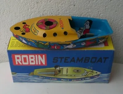 £13.39 • Buy Boat Sheet Metal Steam Pop - Pop Steam Boat Boot Tin Toy Robin Hood