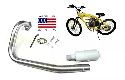 Exhaust Muffler For Phatmoto Rover Motorized Bicycle & ALL TERRAIN Fat Tire 2022 • $69.80