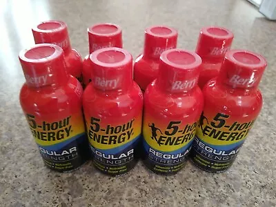 5-hour ENERGY Regular Strength Berry 1.93 Oz 8 Bottles Exp 04/2025⬇️ • $18.99