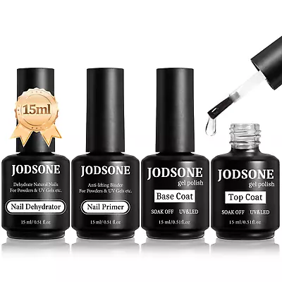 JODSONE 15ML Nail Dehydrator Nail Primer Base Coat Top Coat Glossy Surface Quick • $8.43