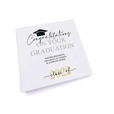 £14.49 • Buy Personalised Class Of Year Graduation Gift Photo Album UV-748