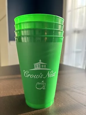 The Masters Augusta National  Crow's Nest   Plastic Cups  (set Of 4) • $12