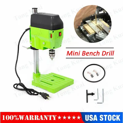 Mini Drill Press Bench Compact Small Electric Drilling Machine Work 110V 480W！ • $54.15
