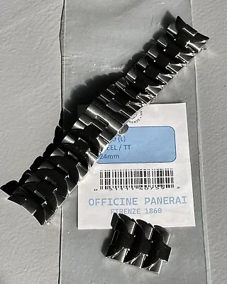 Officine Panerai Steel 1999 Version Bracelet Steel 24MM Deployment Clasp • £669