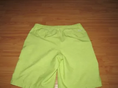 PUMA CELL Mens Sz 36 Bright Green Golf Casual Shorts Microfiber Flat Front 11  • $14.99