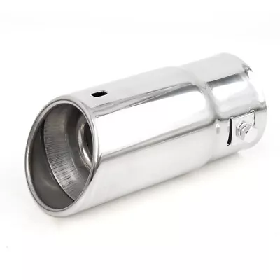 Car Chrome Round Exhaust Tail Muffler Tip Pipe Fit Diameter 1.25  To 2  • $27.79