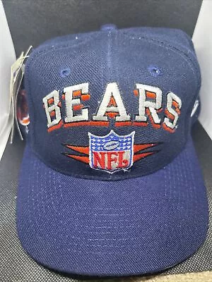 NEW Vintage Chicago Bears Logo Athletic Spike Diamond Snapback Hat NFL NWT Cap • $85