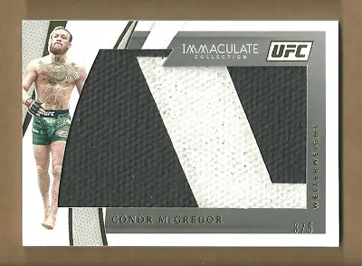 3/5 WOW Conor McGregor 2021 UFC Panini Immaculate Collection Swatch #FM-CMG • $999.99