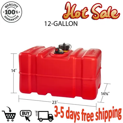 $102.59 • Buy NEW Outdoor Sport 12 Gallon Marine Gas Fuel Tank For Outboard Engine Boats