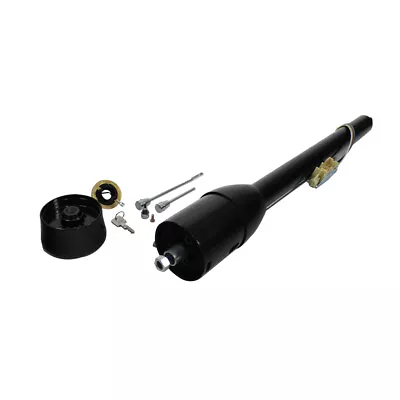 Black 32 Tilt Steering Column With Ignition Key Floor Shift For GM Chevy Pontiac • $239.99