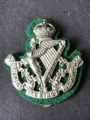 £52 • Buy 8th Irish Bat.,The Kings Liverpool Regiment Cap Badge Original 