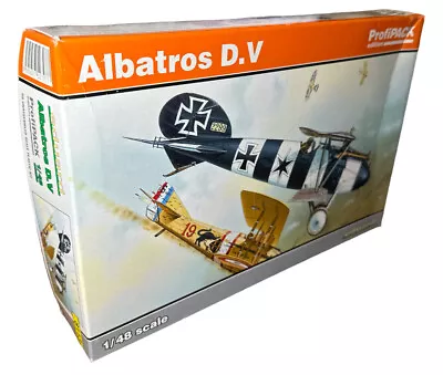 1/48 WWI Albatros D V German BiPlane Fighter Profi-Pack Plastic Kit - NEW SEALED • $32.95