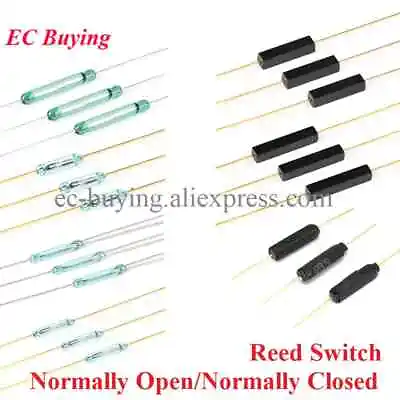 10pcs Reed Switch Magnetic Switch Normally Open Normally Closed NO NC 4*28MM • $6.79