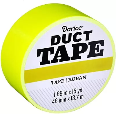 Darice Flourescent Citrus Duct Tape Roll - 1.88 Inches X 15 Yards • $8.50