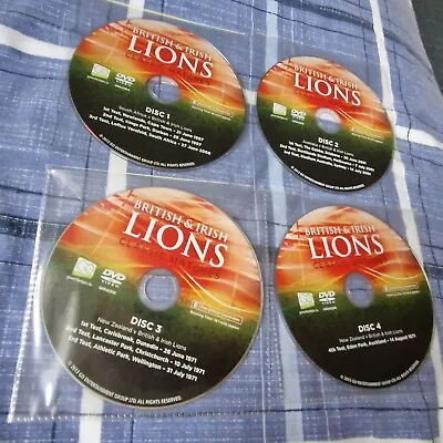 £8.99 • Buy British & Irish Lions Classic Matches 4 DVD Collection. Discs Only. 