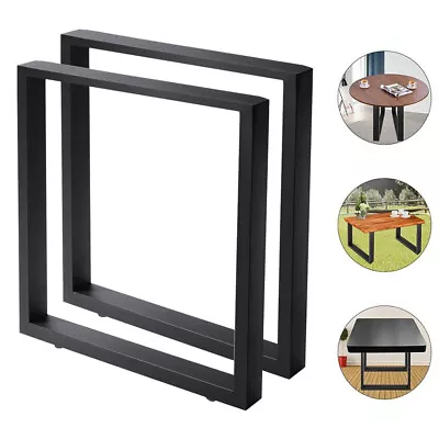£29.99 • Buy Industrial Table Legs Thickened Steel Metal Frame For Dining/Bench/Office/Desk 
