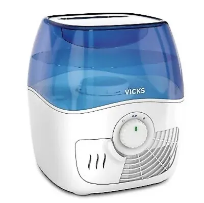 Vicks Filtered Cool Mist Humidifier - White 24hr Run Time Restores Moisture • $8.99