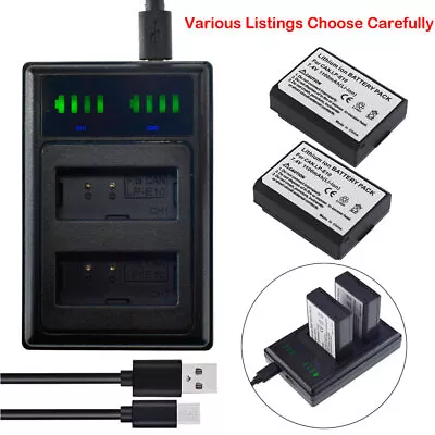 Charger / Battery Pack For LP-E10 Canon DS126291 DS126491 DS126621 Brand New • $9.29